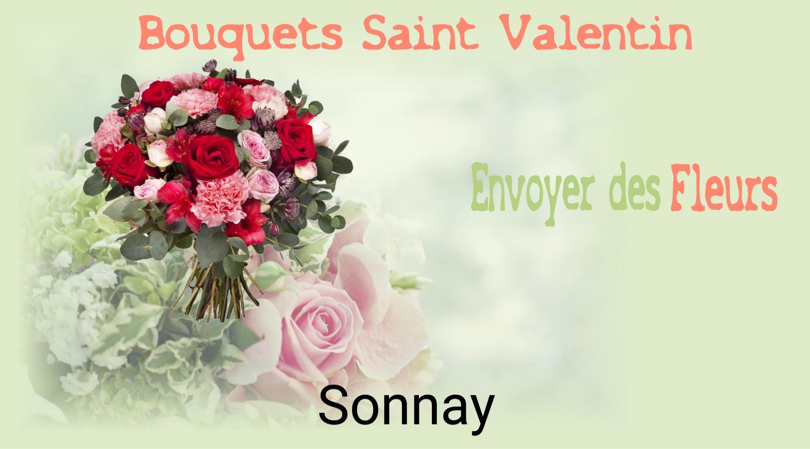 Roses de Saint-Valentin livrées à Sonnay